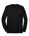 Gildan® Ultra Cotton® 100% US Cotton Long Sleeve T-Shirt with Pocket