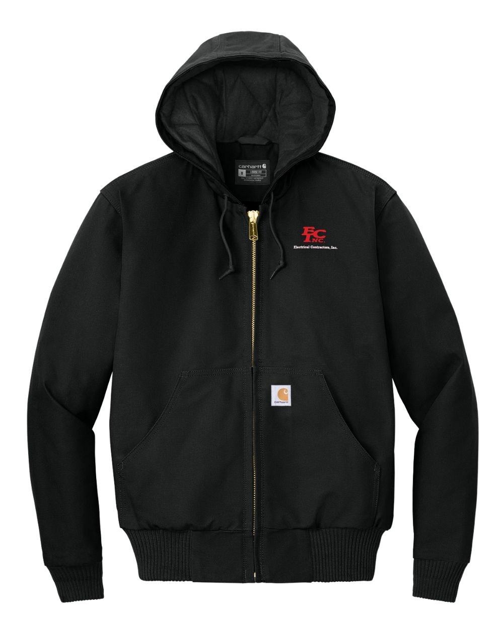 Carhartt® Quilted-Flannel-Lined Duck Active Jac