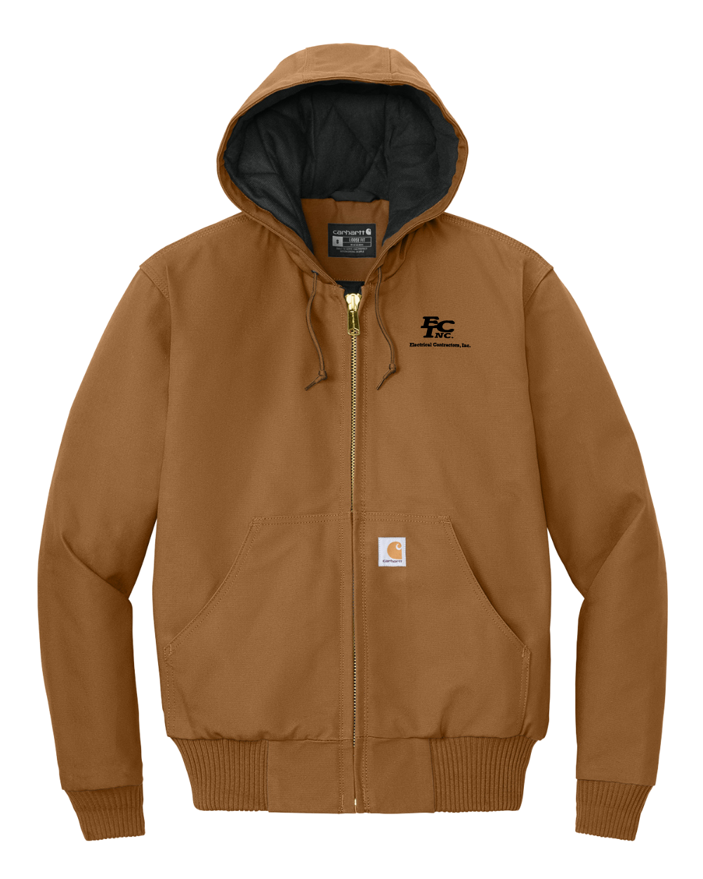 Carhartt® Quilted-Flannel-Lined Duck Active Jac