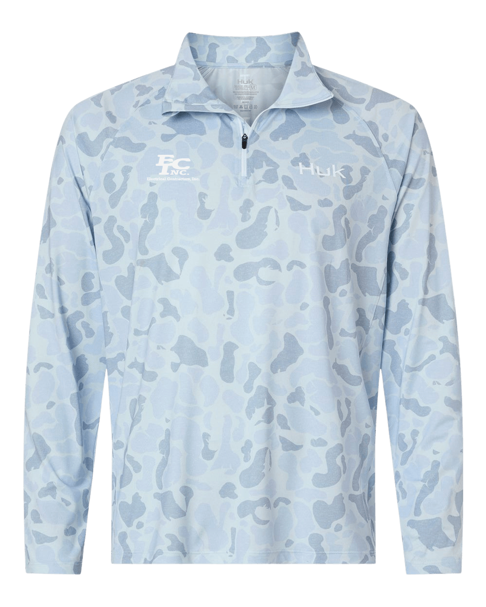HUK - Men's Airweight KC Printed Quarter-Zip Pullover