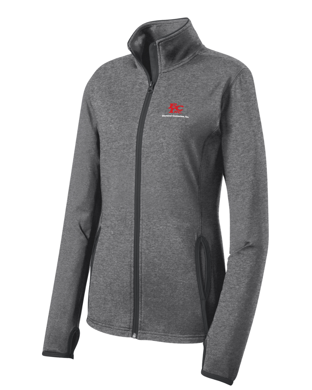 Sport-Tek® Women's Sport-Wick® Stretch Contrast Full-Zip Jacket