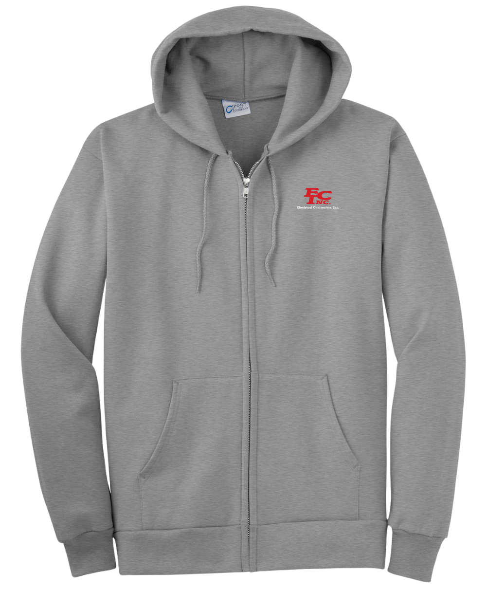 Port & Co™ Tall Essential Fleece Full-Zip Hooded Sweatshirt