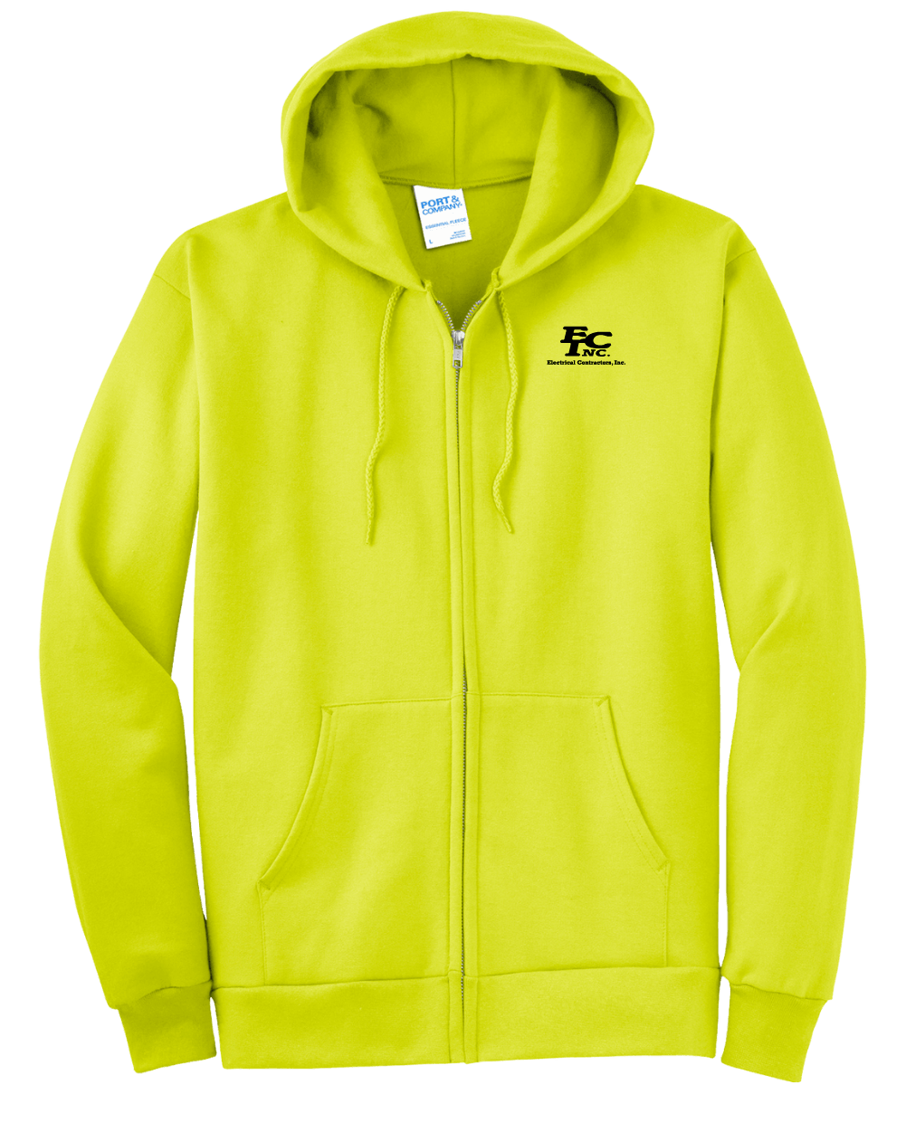 Port & Co™ Tall Essential Fleece Full-Zip Hooded Sweatshirt