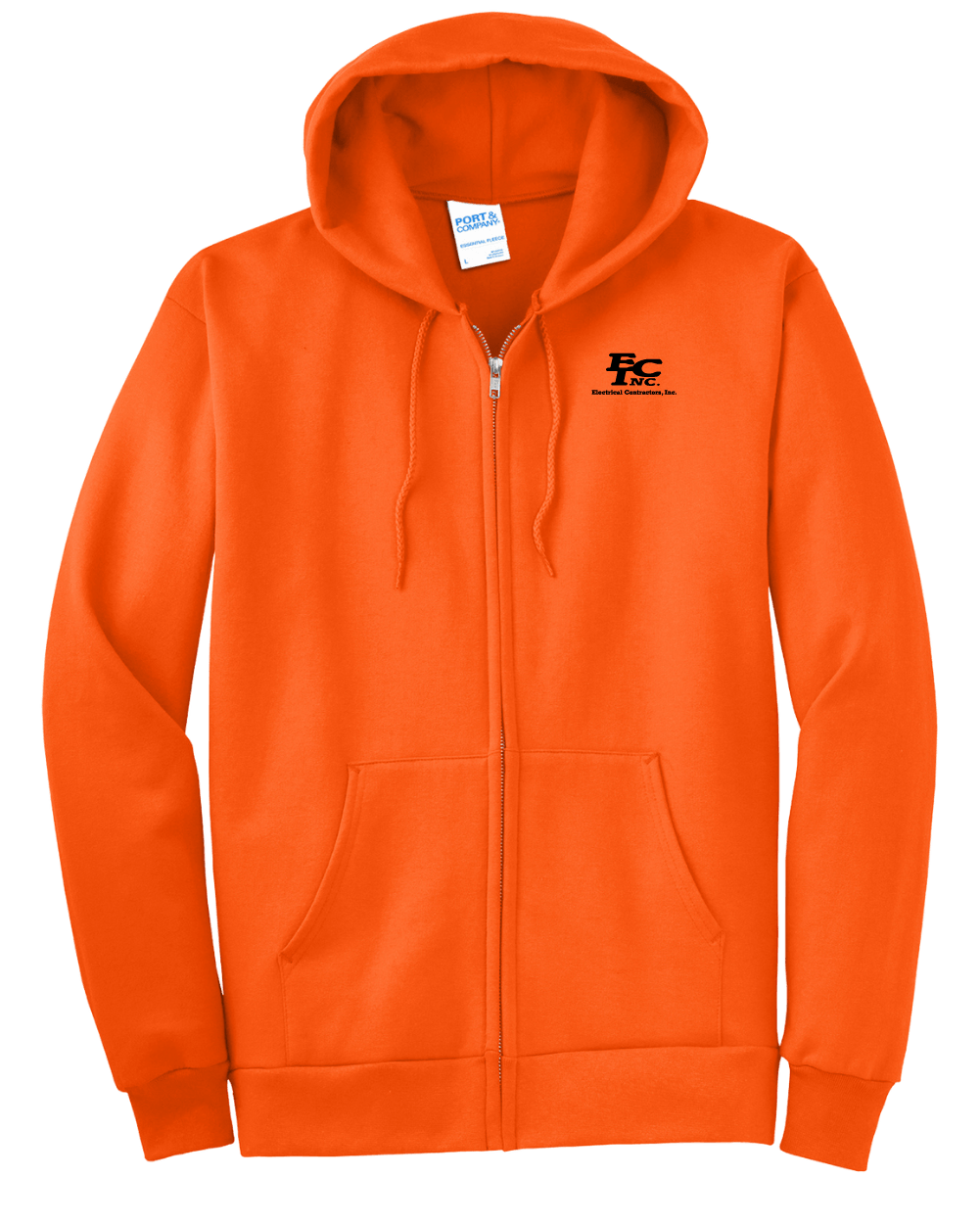 Port & Co™ Tall Essential Fleece Full-Zip Hooded Sweatshirt