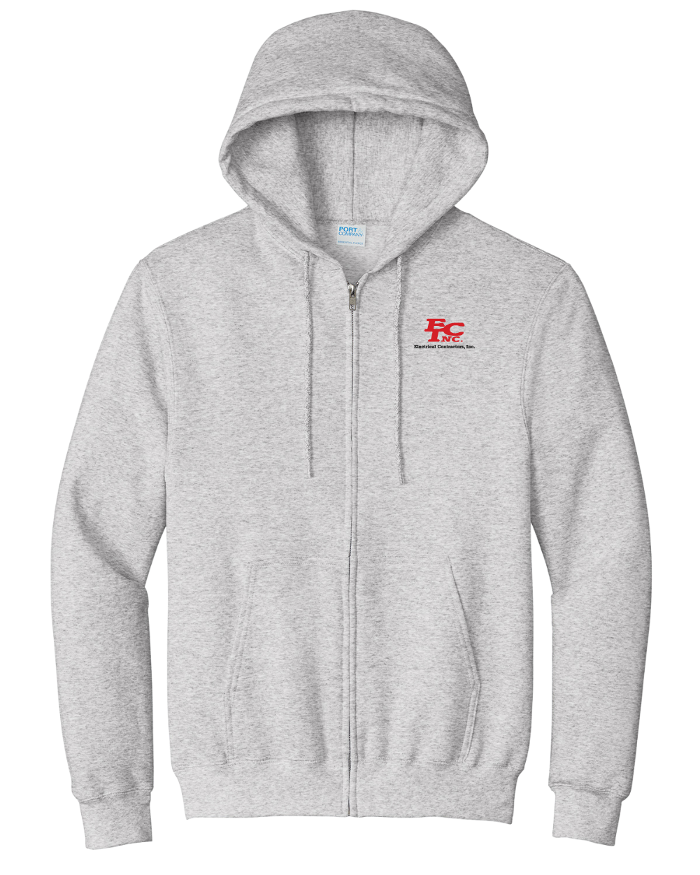 Port & Co™ Essential Fleece Full-Zip Hooded Sweatshi