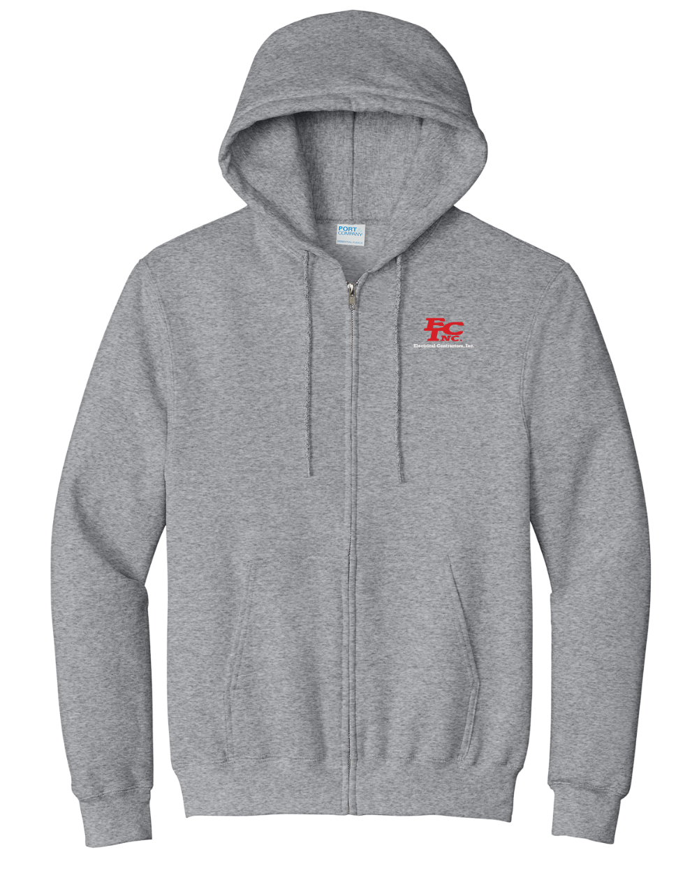 Port & Co™ Essential Fleece Full-Zip Hooded Sweatshi