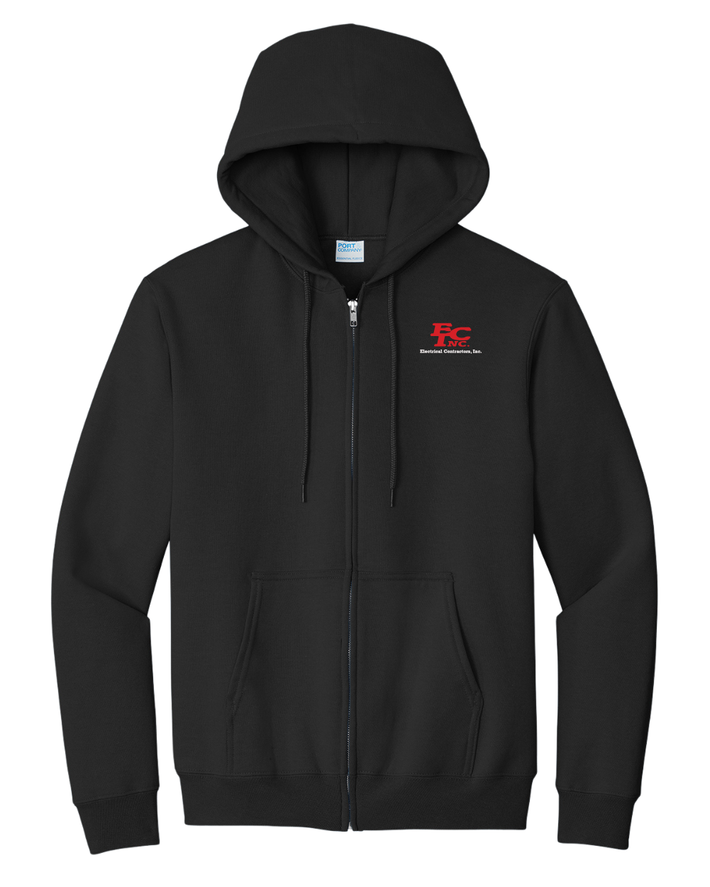 Port & Co™ Essential Fleece Full-Zip Hooded Sweatshi