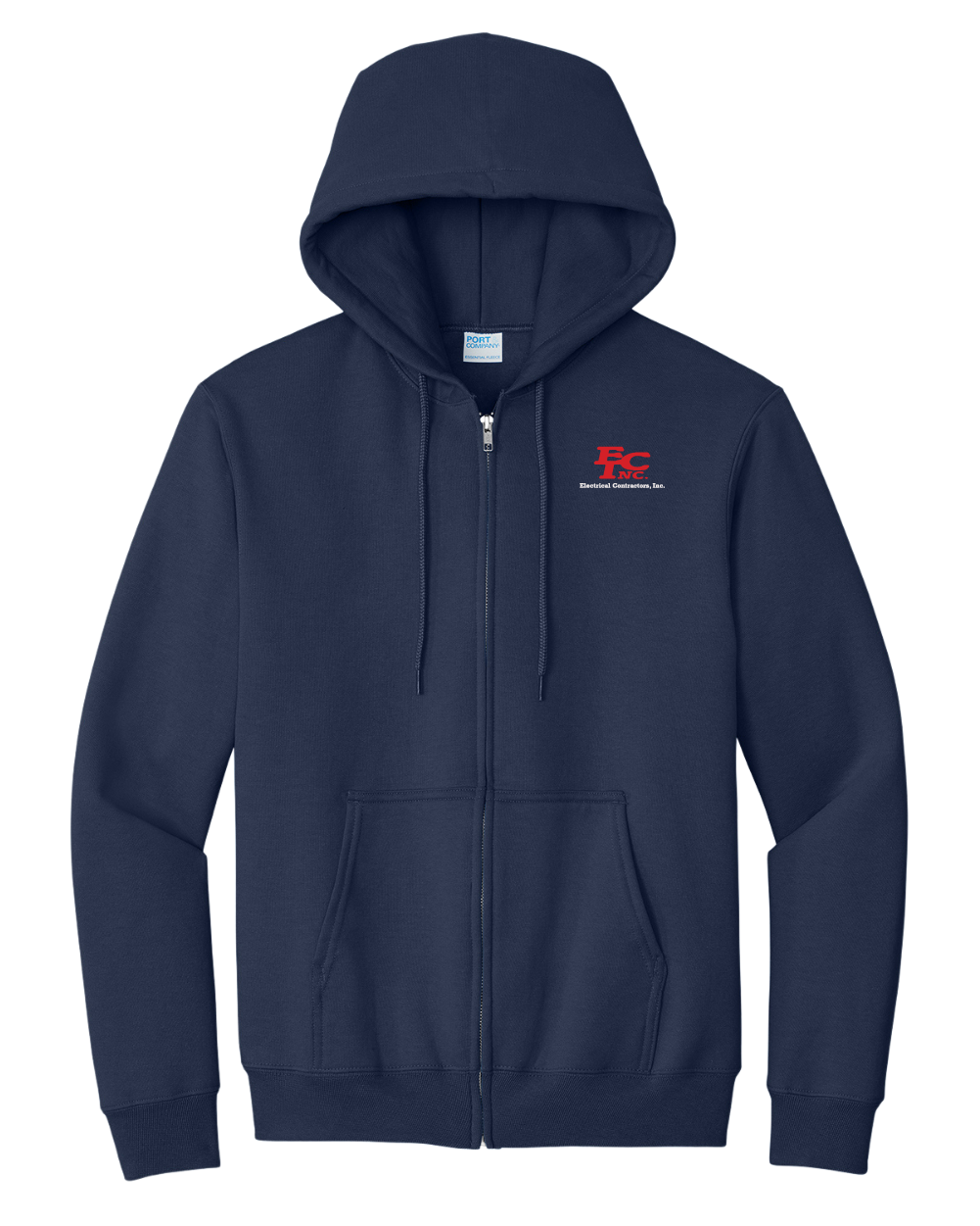 Port & Co™ Essential Fleece Full-Zip Hooded Sweatshi