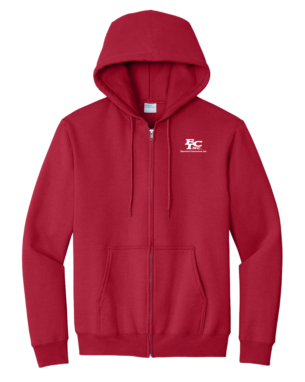 Port & Co™ Essential Fleece Full-Zip Hooded Sweatshi