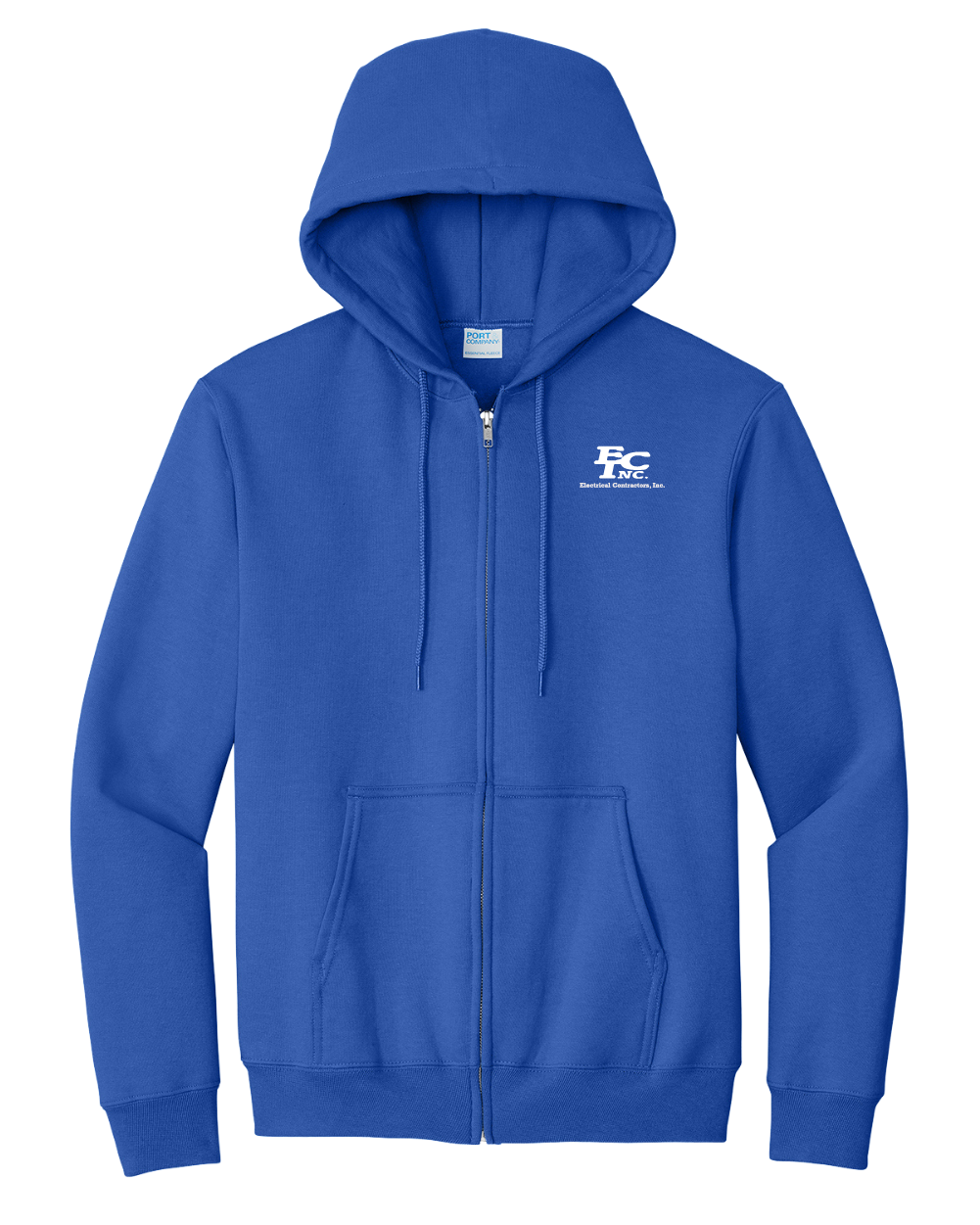 Port & Co™ Essential Fleece Full-Zip Hooded Sweatshi
